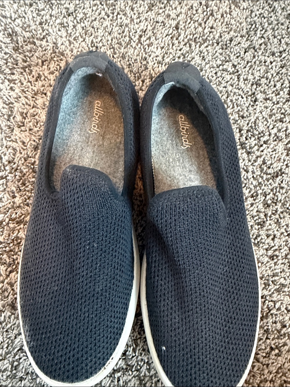 allbirds Men's Black Slip-On Loafers